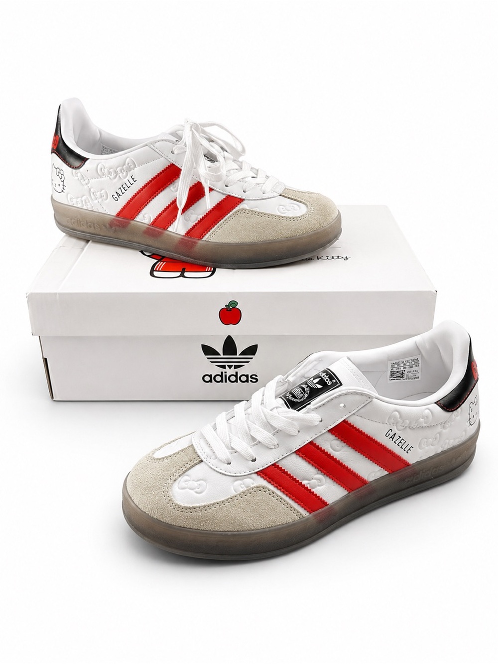 Adidas Originals x Hello Kitty Gazelle Sneakers – Size 8 Limited Edition